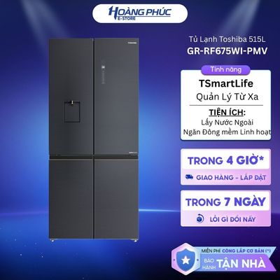Tủ lạnh Toshiba Inverter 515 lít Multi Door GR-RF675WI-PMV(06)-MG {Ship HCM 0Đ}
