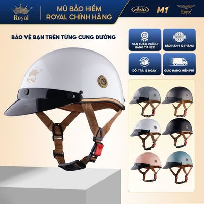 [Độc Quyền NSX] Mũ Bảo Hiểm Nửa Đầu Royal M29 Lưỡi Trai Nam Nữ Đi Xe Máy Chính Hãng Bảo Hành 12T