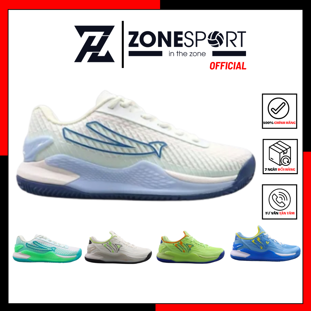 Giày Thể Thao Kamito Voltage / Pro - Giày Pickleball,Tennis Cải Thiện Độ Bám Tăng Sự Thoải Mái Êm