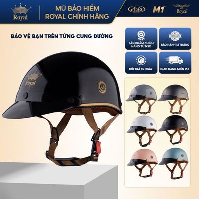 Mũ Bảo Hiểm 1/2 Đầu Royal M29 Lưỡi Trai Nam Nữ Đi Xe Máy Chính Hãng Nhà Sản Xuất, Bảo Hành 12 Tháng