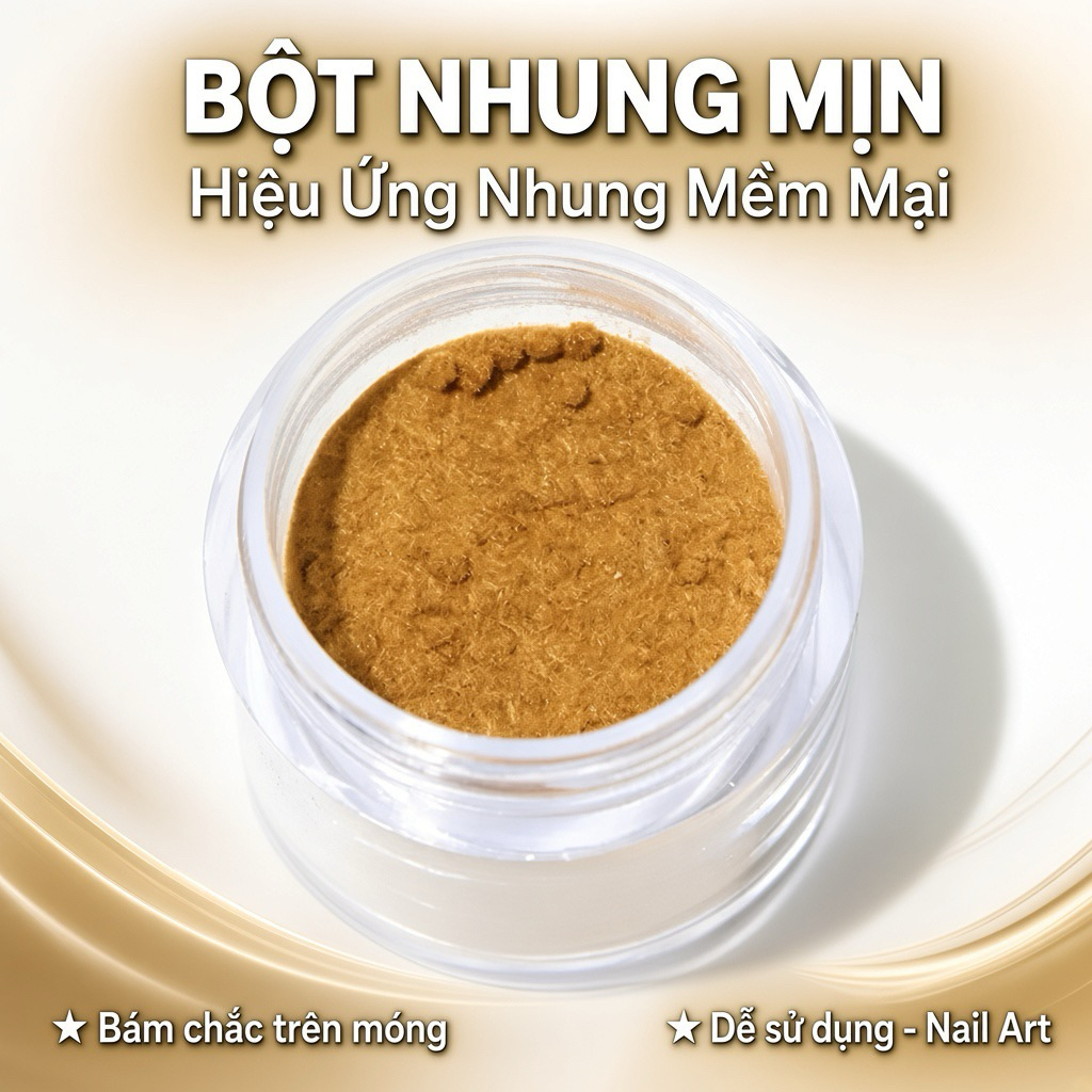 AURORA NAIL-Bột Nhung Nhiều Màu Trang Trí Móng Nail Art
