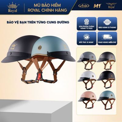 [Hottrend] Mũ Bảo Hiểm 1/2 Royal M29 Lưỡi Trai Nam Nữ Đi Xe Máy Chính Hãng Nhà Sản Xuất