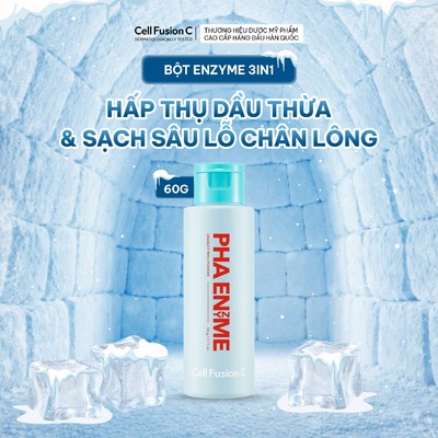 Bột Tẩy Tế Bào Chết Chứa Enzyme Thực Vật Cell Fusion C PHA Enzyme Granule Peels Powder 60g