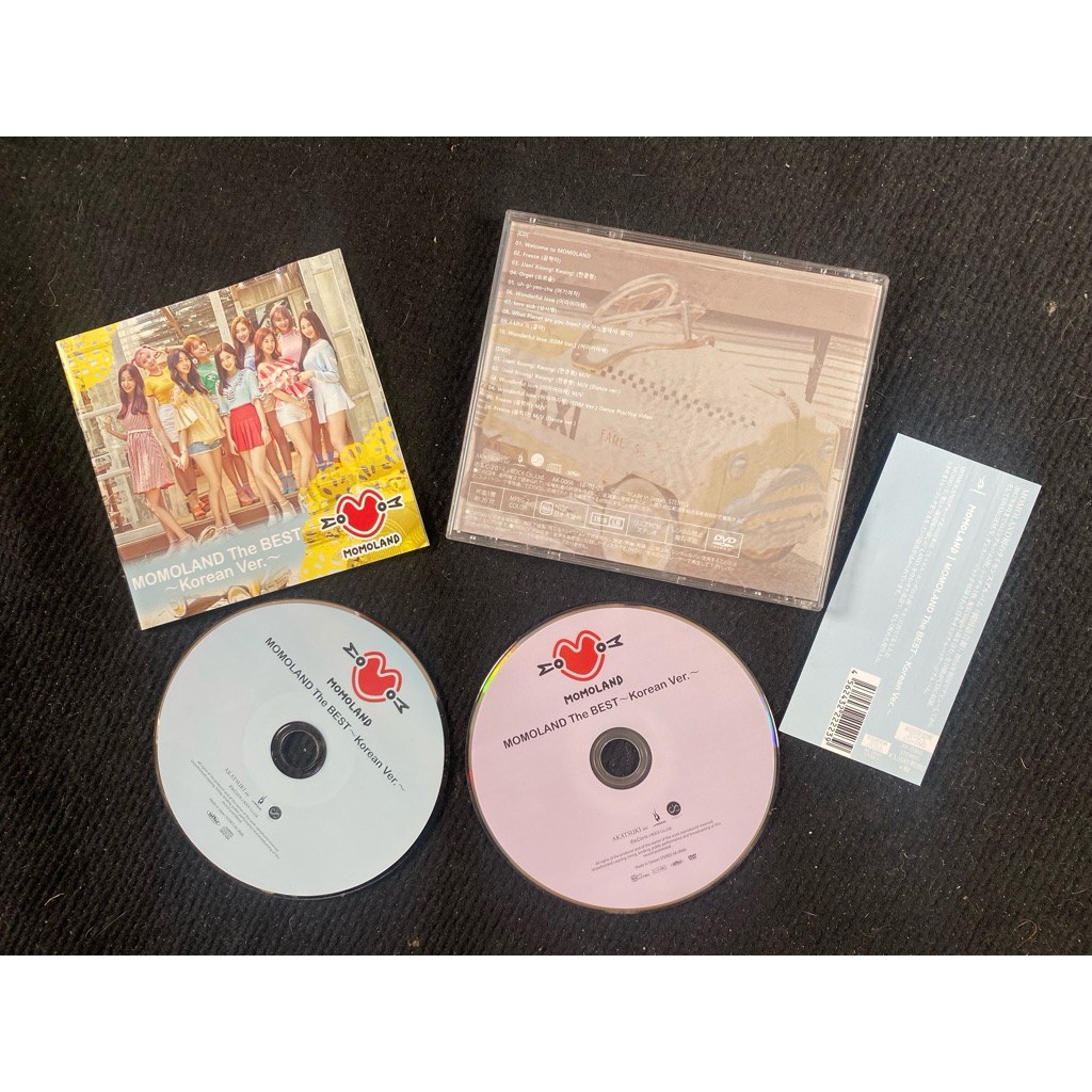 Momoland mini album the best Korea ver đã khui seal, gồm cd DVD photobook như hình