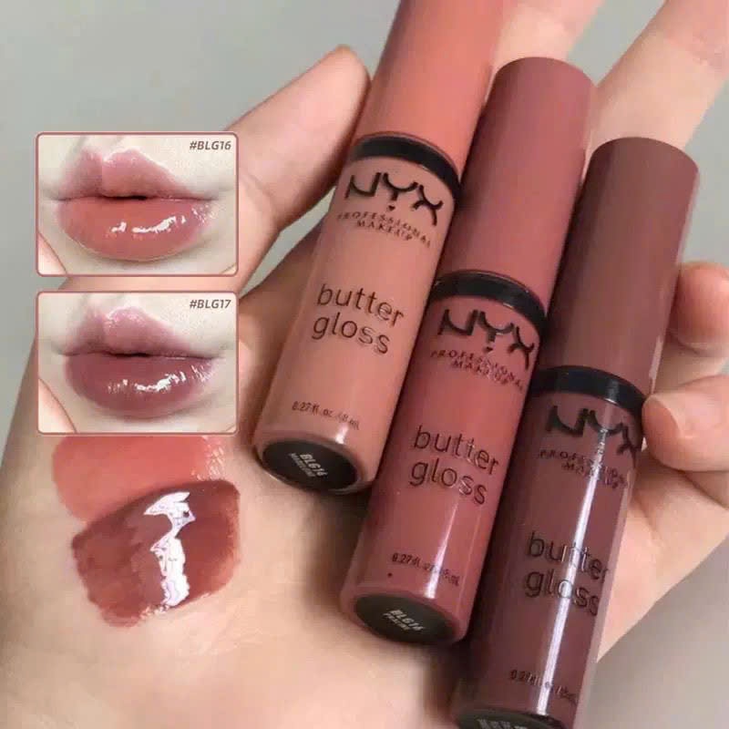 Son Nyx butter gloss Velvet Tint Phiên Bản Đen Huyền Bí