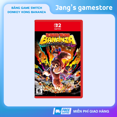 Băng game Nintendo Switch 2 Donkey Kong Bananza NEW HỆ US