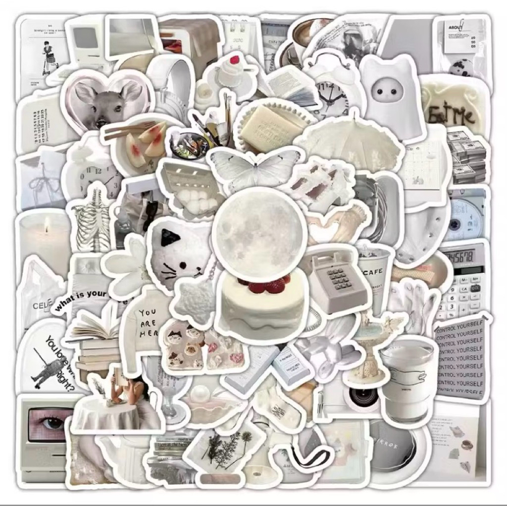 1 set 2 tấm stickers (34 stickers) theo chủ đề