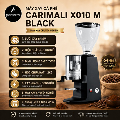 Máy xay cà phê Carimali X010 M Black