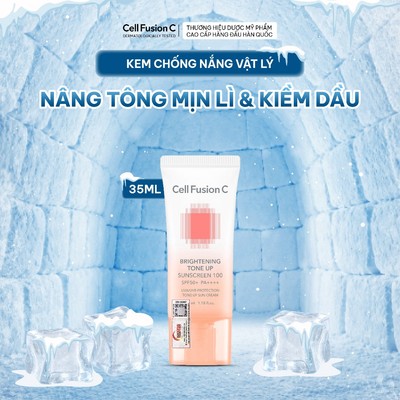 [SHOPEE XỬ LÝ] Kem Chống Nắng Nâng Tone Cell Fusion C Brightening Tone Up Sunscreen 100 SPF50+ PA++++