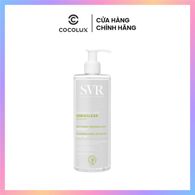 Nước Tẩy Trang SVR Cho Da Dầu, Nhạy Cảm Sebiaclear Eau Micellaire 75ml & 400ml
