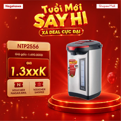 Bình thuỷ điện 5L Nagakawa NTP2556
