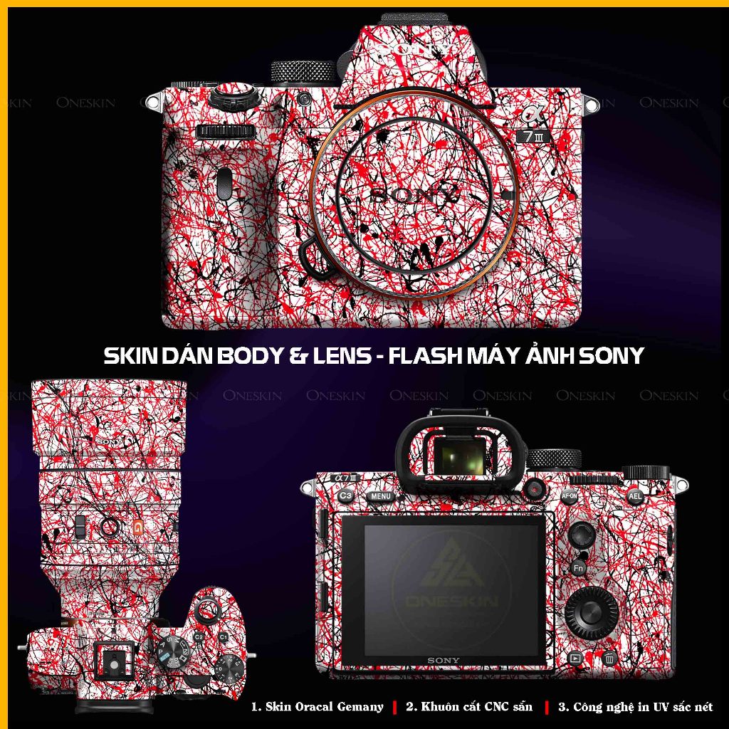 Dán Skin Sony A6000/6100/6200/6300/6400/6500/6600/6700/A75/ZV1/ZVE10/ZV1M2/Nex3/Nex7/A73/A74/A9/A1