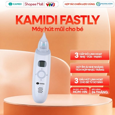 Máy Hút Mũi Kamidi Fastly Hút Êm Dịu Nhẹ Nhàng Tích Hợp Nhạc Cho Bé