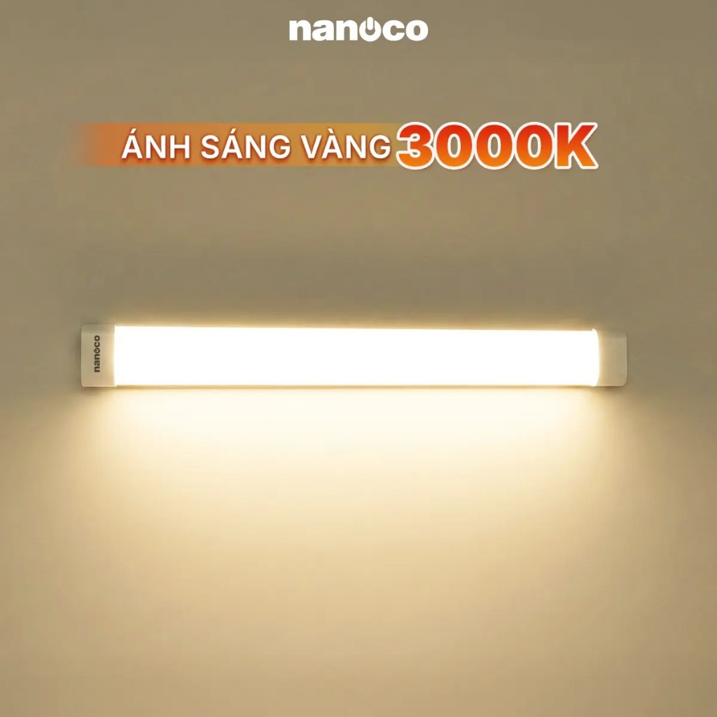 Đèn LED bán nguyệt Oval Nhựa Nanoco NSHOP 0m6 25W, hàng chính hãng