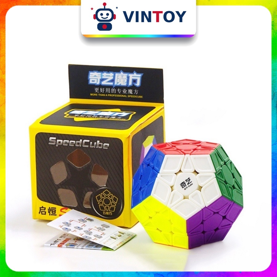 Rubik Megaminx QiYi QiHeng S Megaminx Rubic Biến Thể 12 Mặt Đồ Chơi Trí Tuệ Trẻ Em