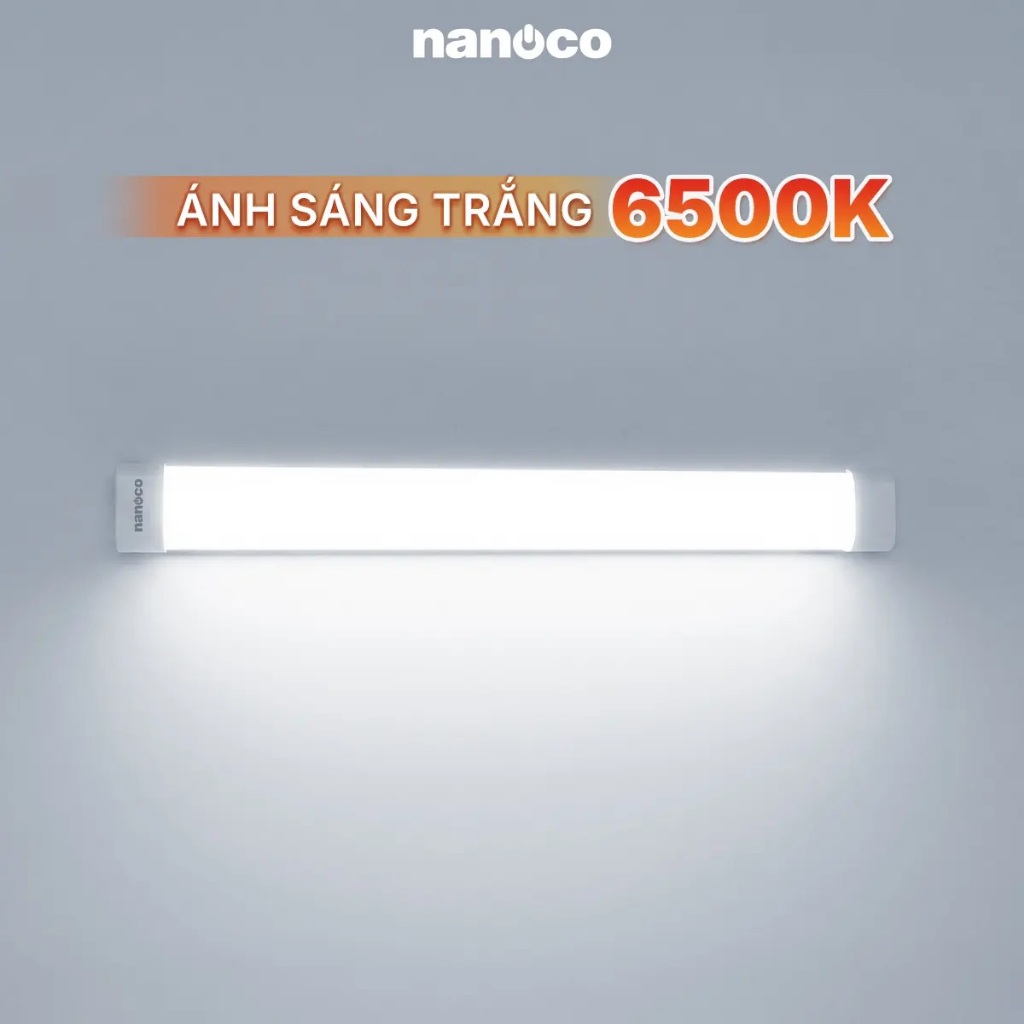 Đèn LED bán nguyệt Oval Nhựa Nanoco NSHOP 1m2 50W, hàng chính hãng