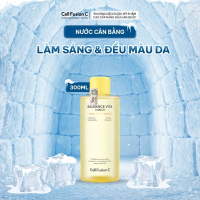 Toner Cân Bằng Làm Sáng Và Dưỡng Ẩm Da Cell Fusion C Radiance Vita Toner 300ML
