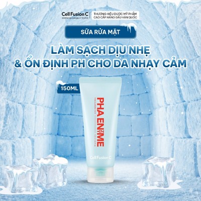 Sữa Rửa Mặt Dạng Bọt Làm Sạch Sâu Lỗ Chân Lông Giảm Mụn & Dầu Nhờn Cell Fusion C PHA Enzyme Pore Cleansing Foam 150ml