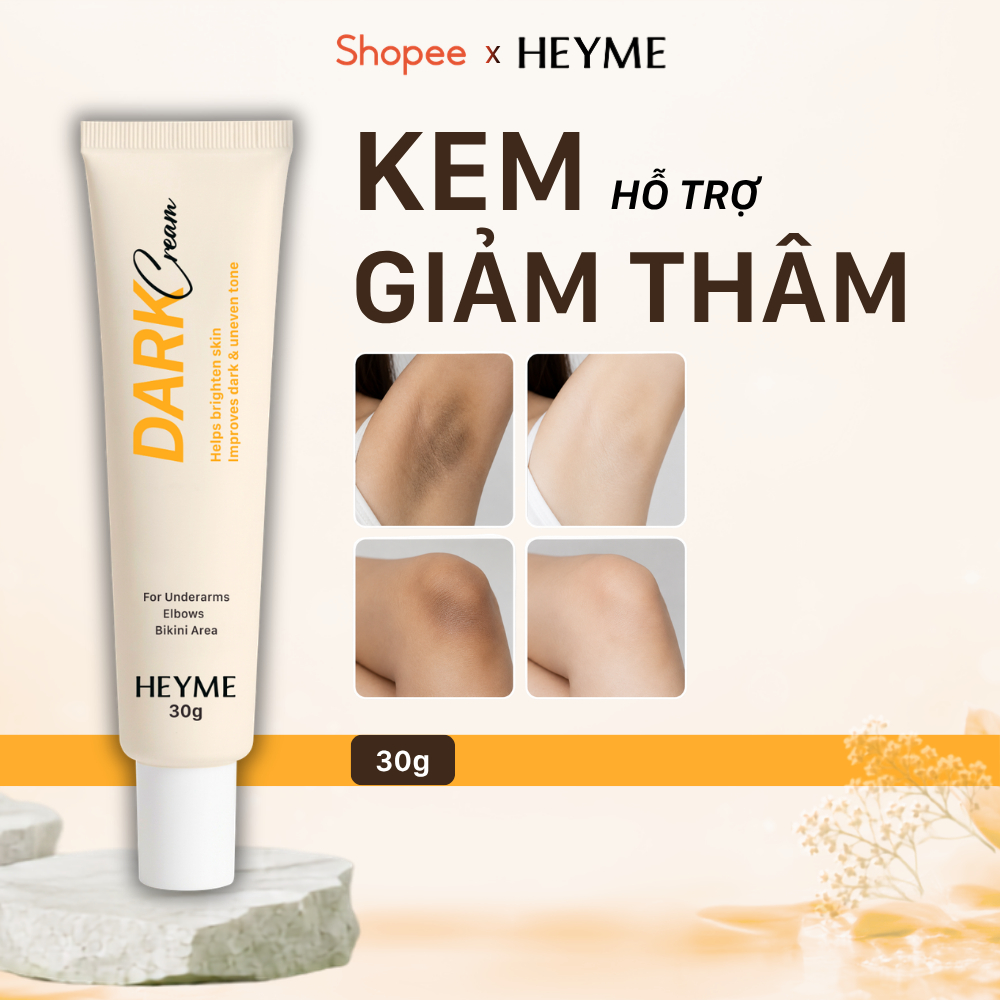 Kem Dưỡng Sáng Da HEYME Dành Cho Vùng Nách Mông Bẹn Hỗ Trợ Làm Mờ Vết Thâm, Giữ Da Khô Thoáng 30g - 