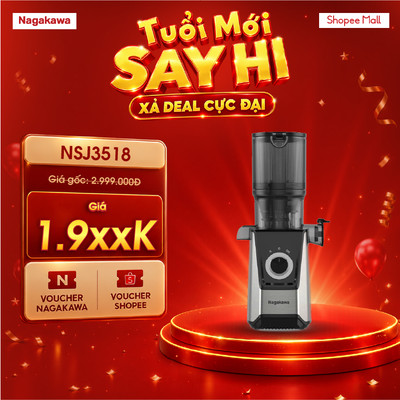 Máy ép chậm Nagakawa NSJ3518