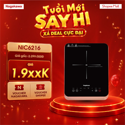 Bếp điện từ 2800W Nagakawa NIC6216