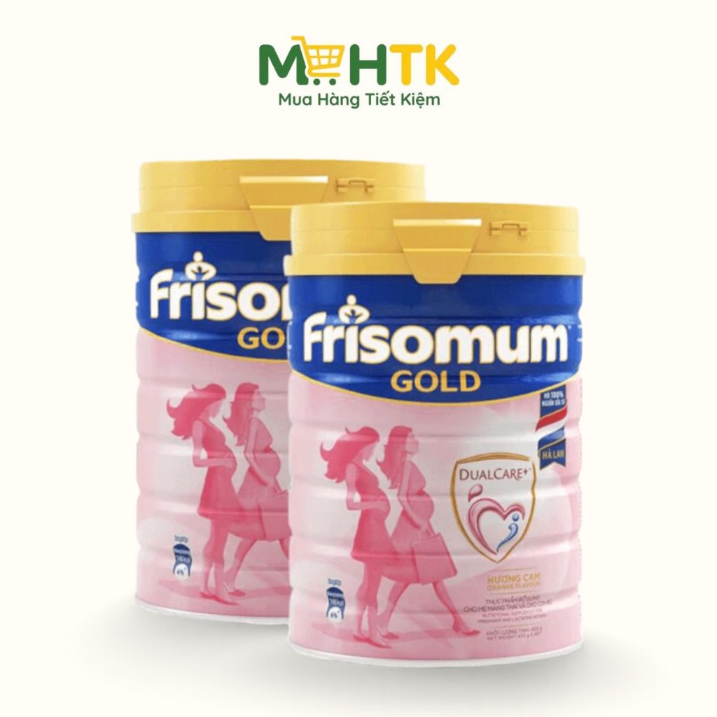Combo 2 Sữa bầu Friso Mum Gold hương Cam 830g