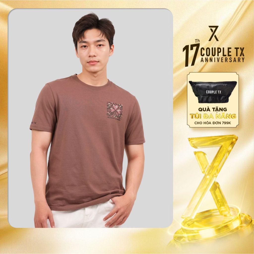 Áo Thun Nam Nữ Couple TX Cỏ Ba Lá Lucky Clover Form Regular TS 424