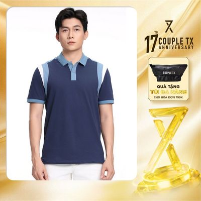 Áo Polo Nam Couple TX Phối Màu Modern Block Form Regular MPO 1086
