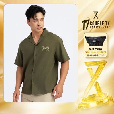 Áo Sơ Mi Tay Ngắn Nam Couple TX Green Luck Chất Liệu Linen Cao Cấp Thời Trang, Thanh Lịch, Sang Trọng Form Rộng MSH 1032