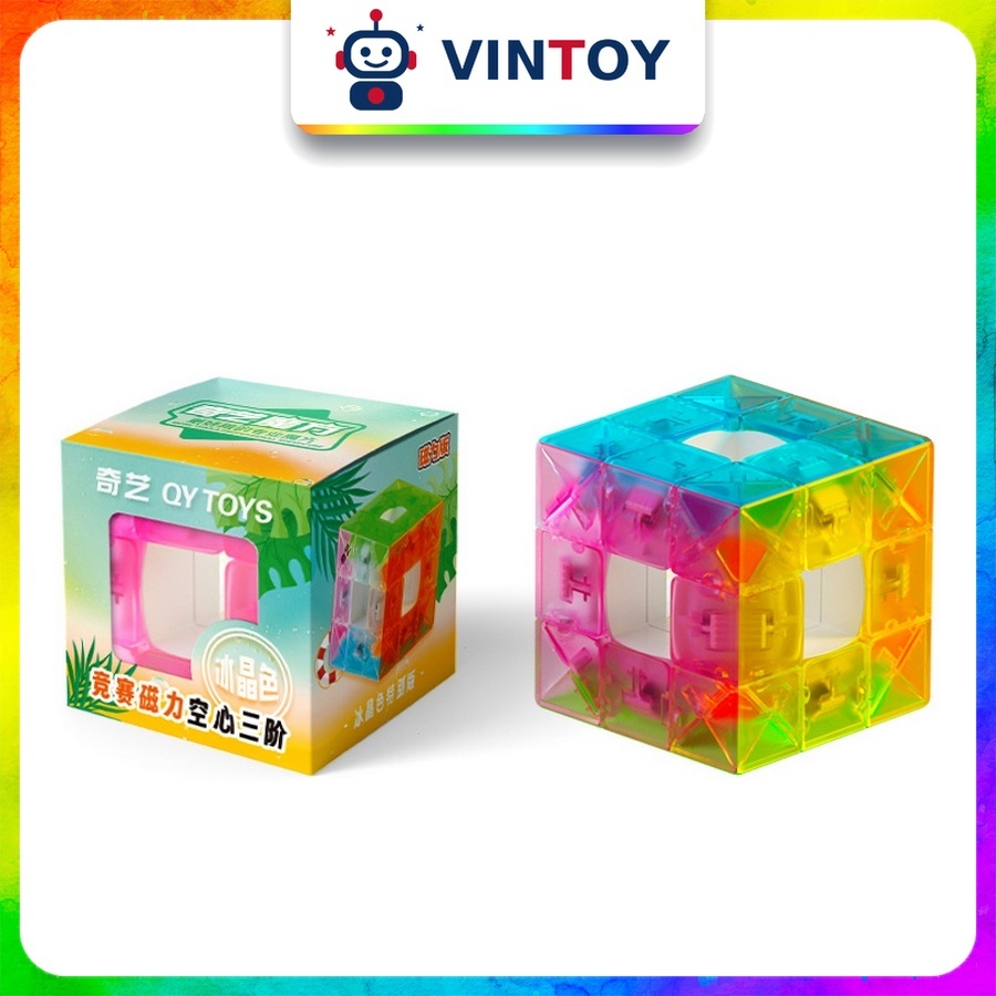 [QiYi] Rubik QiYi Void Cube 3x3 Transparent Có Nam Châm Magnetic Đồ Chơi Trí Tuệ Trẻ Em Tư Duy