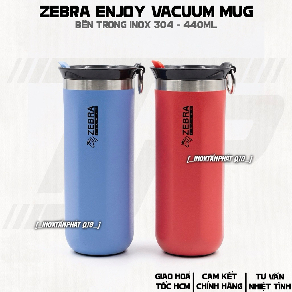 Ly Giữ Nhiệt 440ml - Zebra Enjoy Vacuum Mug