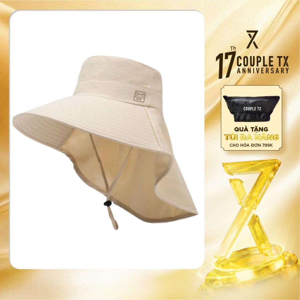 Nón Dù Chống Nắng UPF 50+ Couple TX Anti Uv Pro Rộng Vành Nam Nữ WHA 2069