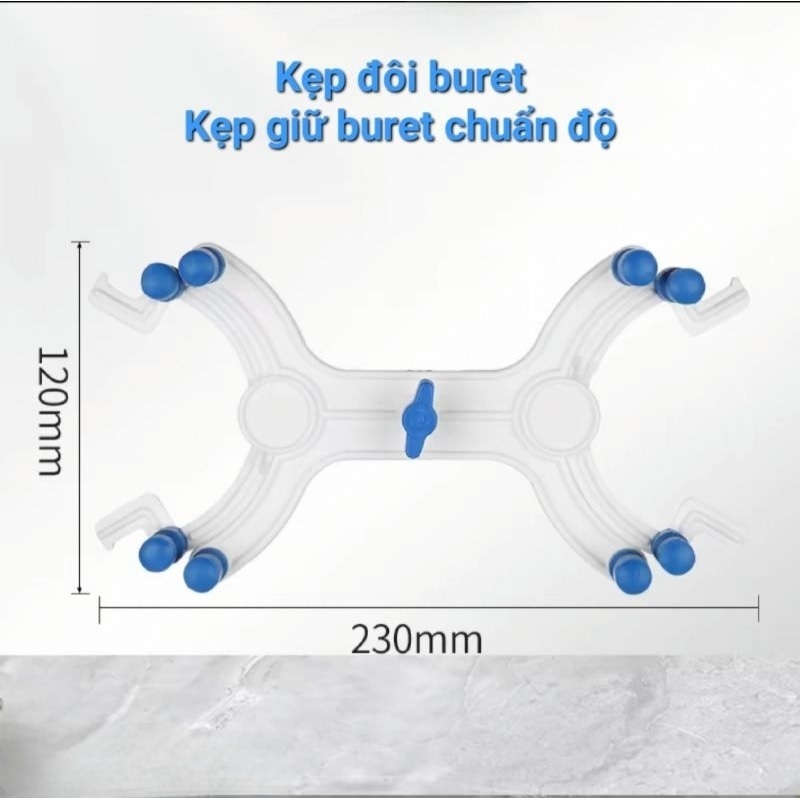 Kẹp giữ buret, kẹp đôi buret