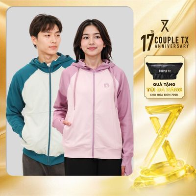 Áo Khoác Chống Nắng Nam Nữ Couple TX Anti UV Raglan Color Form Relax MOK 1070/WOK 2070