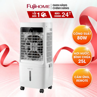 Máy làm mát không khí hơi nước Fujihome AC-25 điều khiển cảm ứng, remote từ xa, 3 cấp độ gió