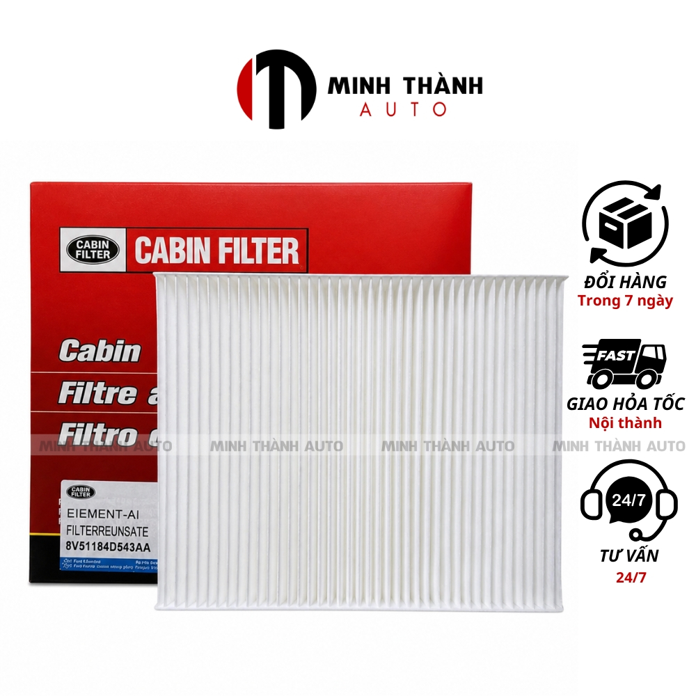 Lọc gió điều hoà xe Fiesta đời từ 2008 trở lên, Eco Sport đời từ 2014 trở lên. Mã OEM: 8V5118D543AA 