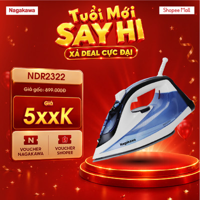 Bàn là hơi nước Nagakawa NDR2322 1800W