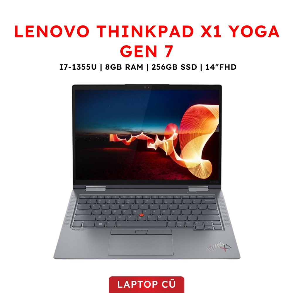 LENOVO THINKPAD X1 YOGA GEN 7 | I7-1265U | 16GB RAM | 256GB SSD | 14"FHD+ TOUCH