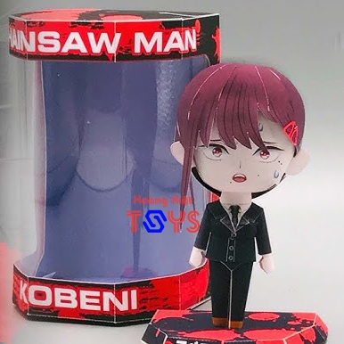 Mô hình giấy anime Chibi Higashiyama Kobeni  [Chainsaw Man/Thợ Săn Quỷ Cưa]