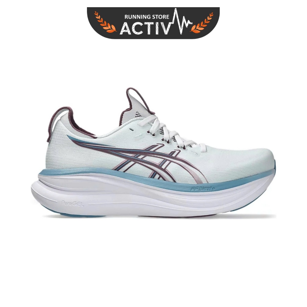 Giày Chạy Bộ Nữ Asics Gel-Nimbus 28 - Arctic Blue/Velvet Purple