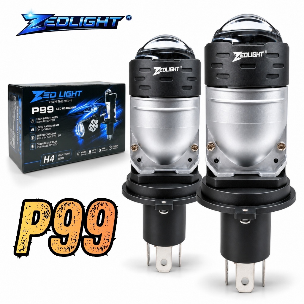 Đèn Pha Bi Cầu W3F PLUS & W3F BMA - NEW 10/2025 - Lắp Oto, Xe Máy - Độ Sáng Cực Căng 55W Chống Chói