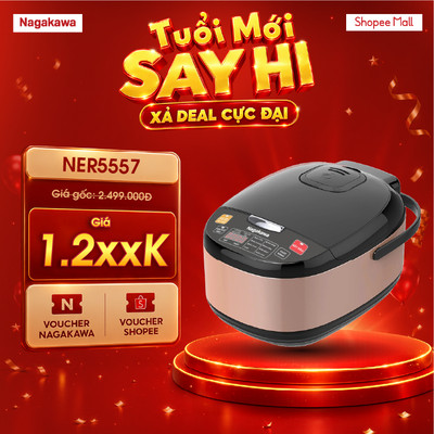 Nồi cơm điện tử 1.8L Nagakawa NER5557