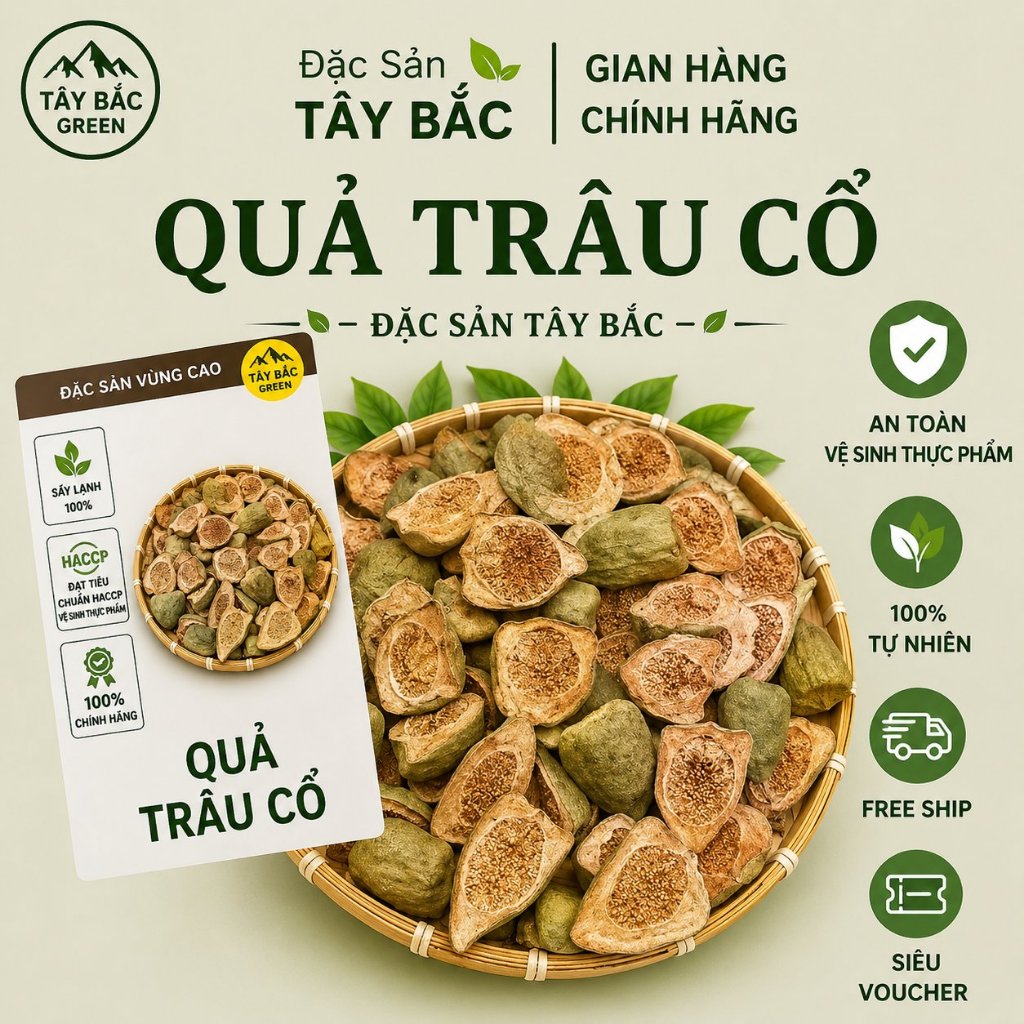 1KG QUẢ TRÂU CỔ KHÔ TỰ NHIÊN – TRÂU CỔ KHÔ NGUYÊN QUẢ, DỄ BẢO QUẢN | SHOP TRAI BẢN