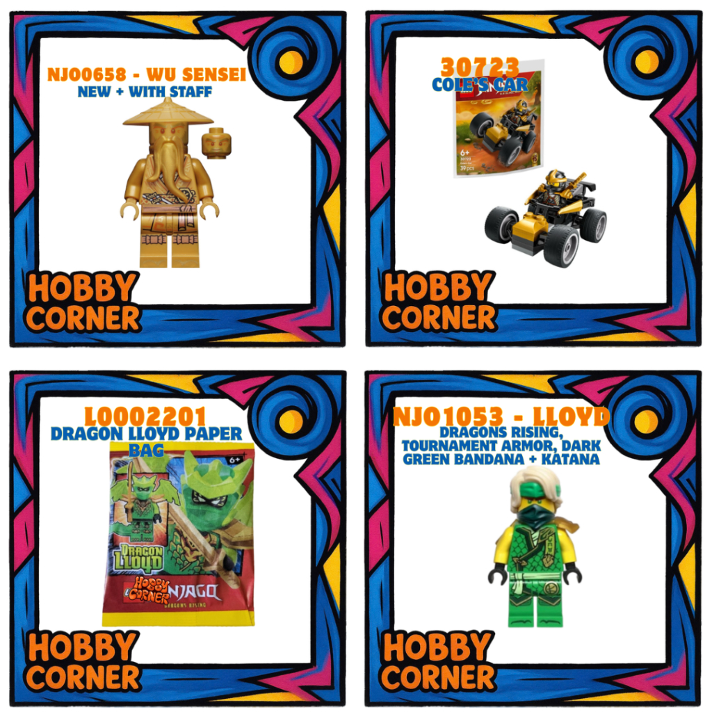 Một số nhân vật lẻ, pack nhân vật lắp ráp có sẵn ở Hobby Corner