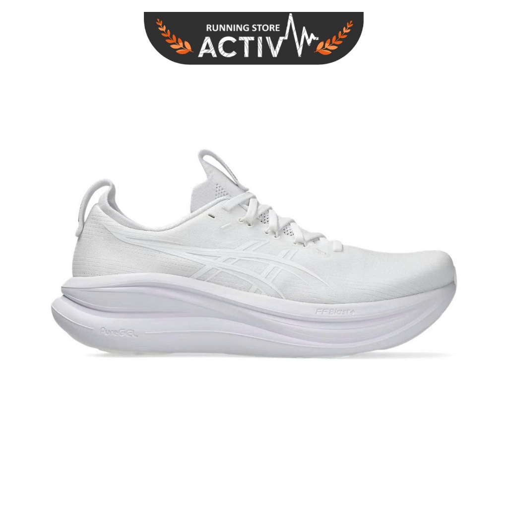 Giày Chạy Bộ Nữ Asics Gel-Nimbus 28 - White/White