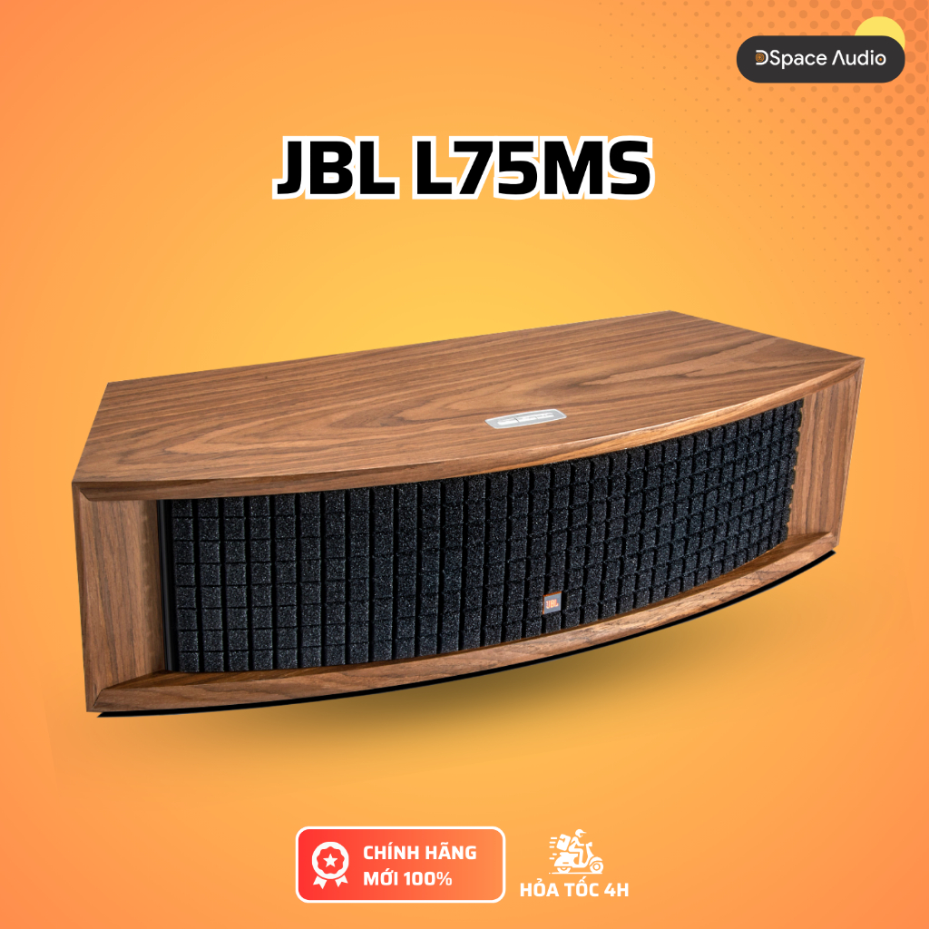 Loa Hi-Fi không dây cao cấp JBL L75ms Walnut - Hợp decor phòng khách rộng 100m2 đổ lại, Bảo hành chí