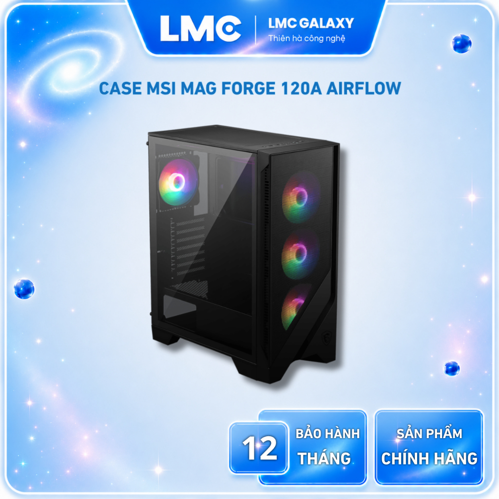 Vỏ Case MSI MAG FORGE 120A AIRFLOW ( ATX - 6 Fan RGB )