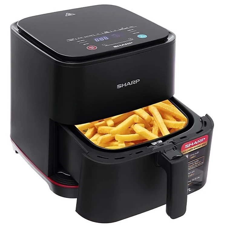 Nồi chiên không dầu Sharp KF-AF70EV-BK 5.5 lít