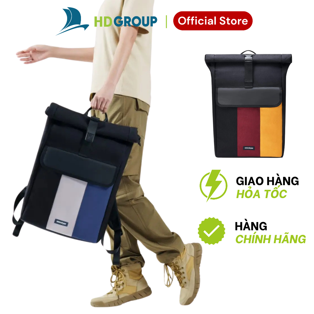 Balo Innostyle Citytrek Elite Backpack cho Macbook/Laptop 16 inch - Bền bỉ, hàng chính hãng