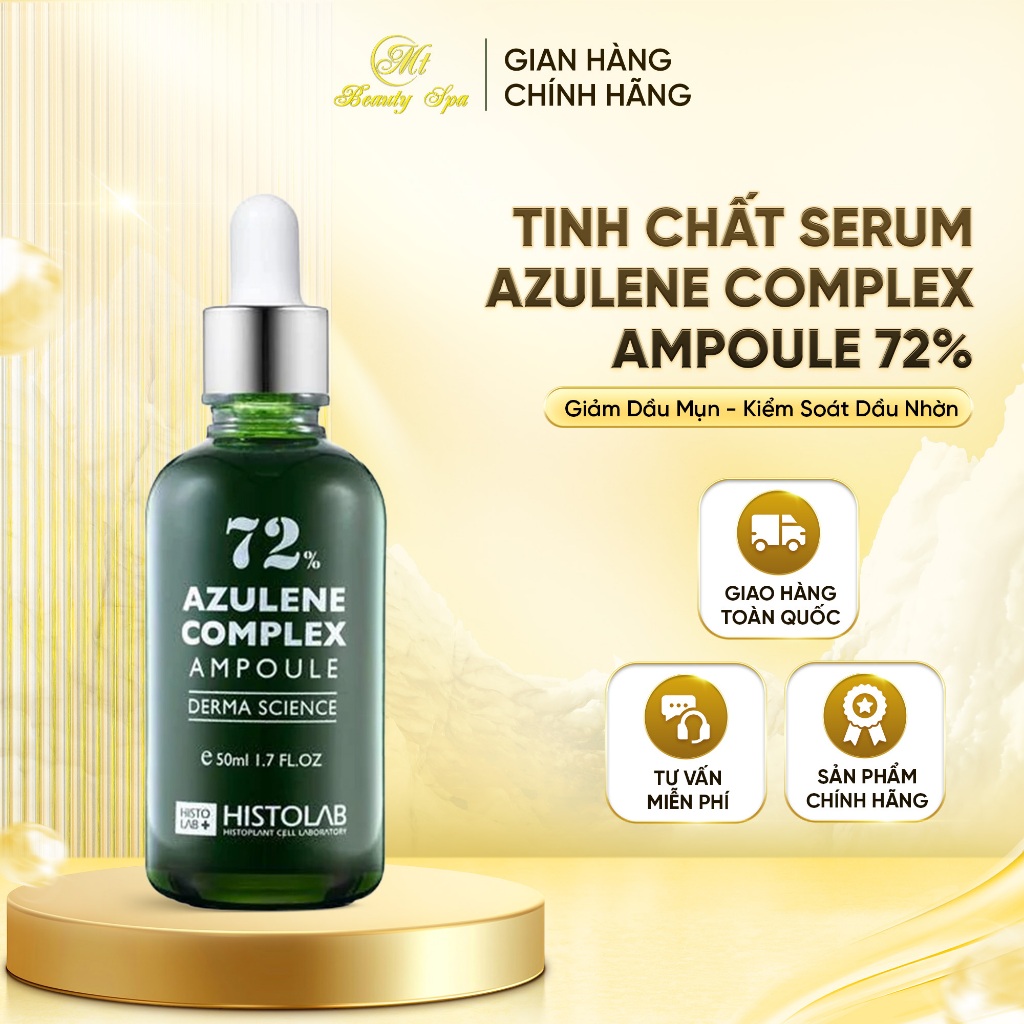 Tinh Chất Serum Histolab Azulene Complex Ampoule 72%, Serum Làm Dịu Da Và Kiểm Soát Dầu Nhờn (50ml)